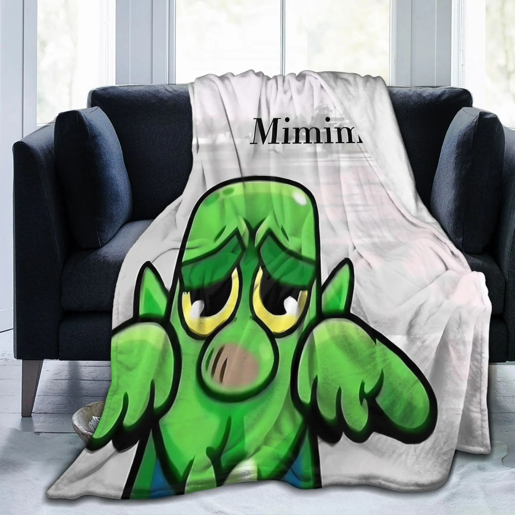 ميميمي البكاء عفريت الصدامات رويالز البطانيات الفانيلا ربيع الخريف متعددة الوظائف الدافئة رمي البطانيات للمنزل مكتب لحاف #4