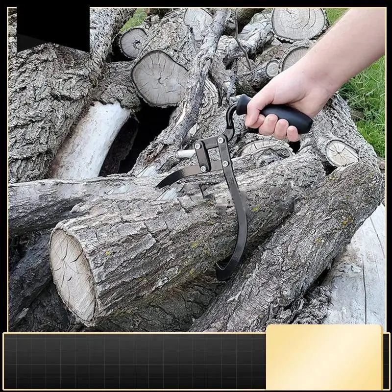Alicates de elevación de leña de registro, alicates de acero de arrastre, herramientas de manipulación para mover leña, árboles-N37R
