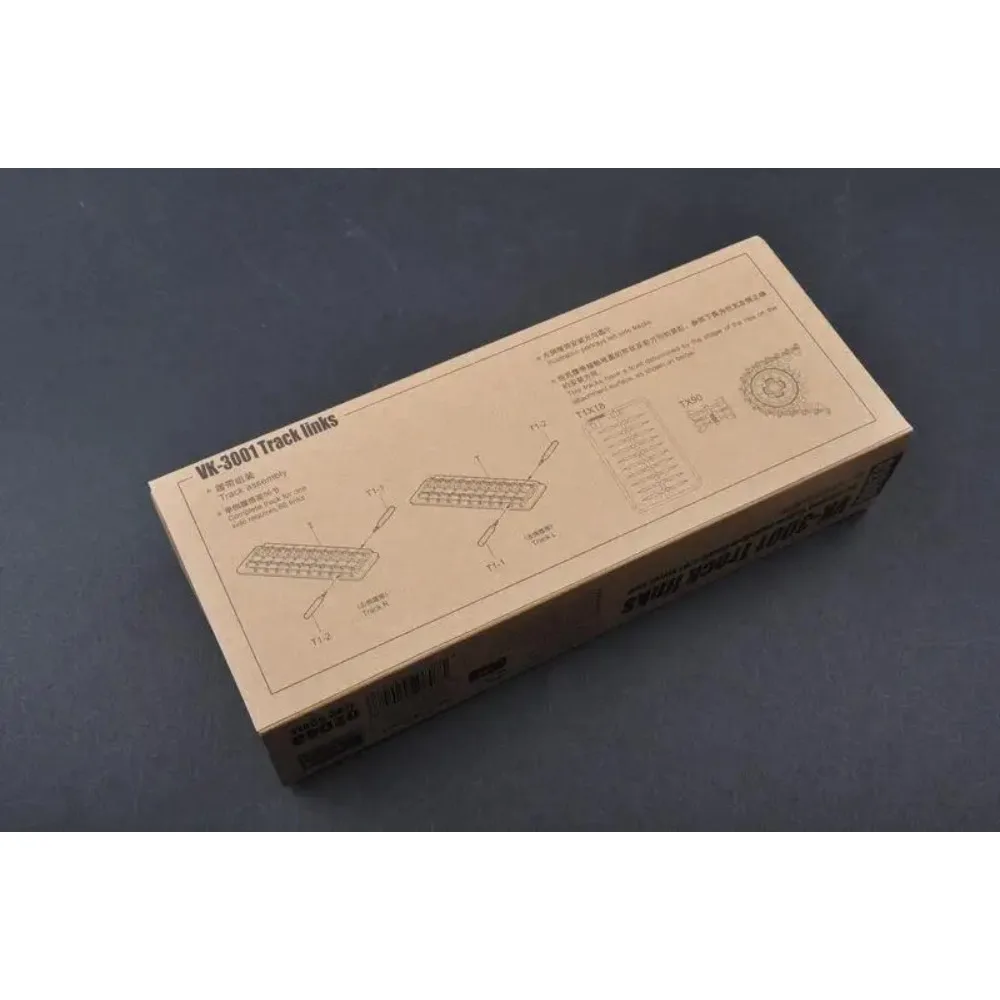 Trumpeter Assemble Model 1/35 02048 German 128mm Selbstfahrlafette L/61 VK-3001 Track Links
