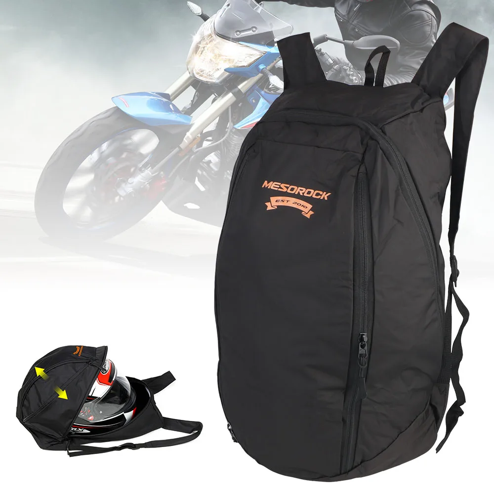 

Nylon Lightweight Motorcycle Helmet Backpack Portable Expandable Large Capacity Travel Bags Waterproof Foldable Storage