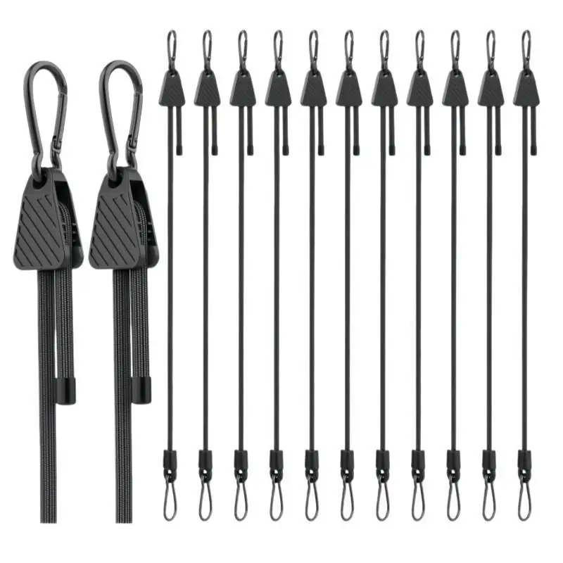 1M/1,2M Robuste Gepäckpackseile, elastische Bungee-Kordeln mit Karabinerhaken für Radfahren, Camping und Outdoor-Aktivitäten – Detail 5