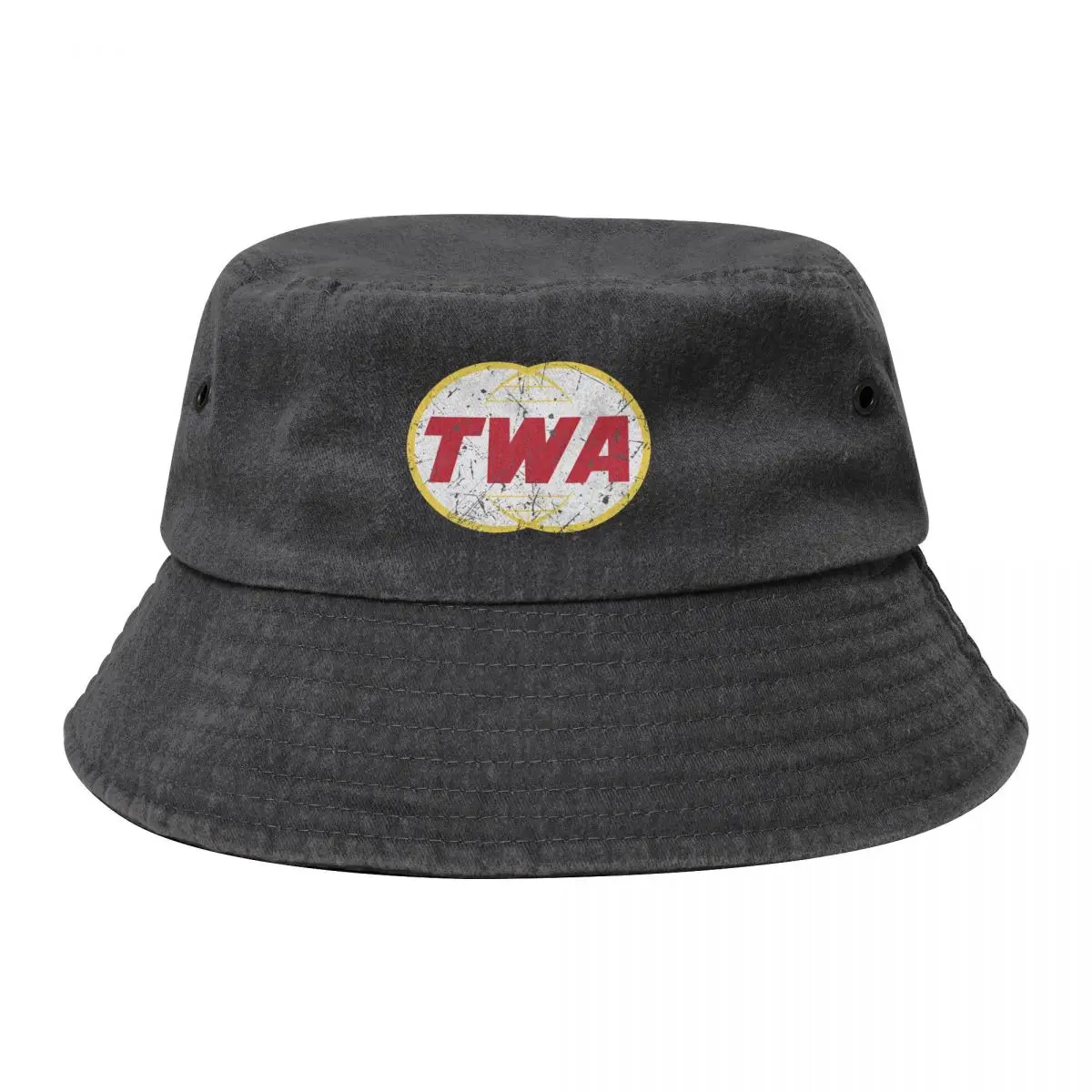 

TWA Aviation Airline Vintage Logo Bucket Hat Luxury Brand beach hat Women's Men's