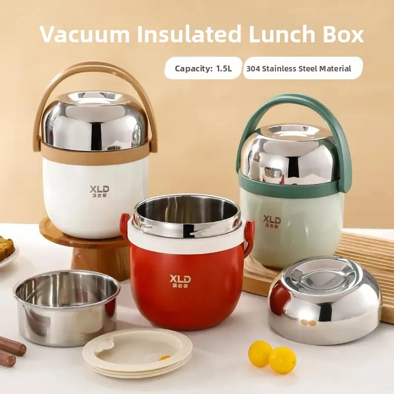 portable-insulated-stainless-steel-304-lunch-box-adult-student-sealed-food-container-modern-simple-style-dining-utensils