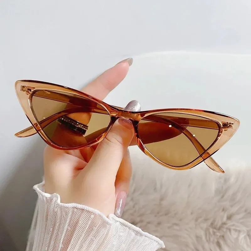 Retro Cat Eye Sunglasses UV400 Eyewear Sunglasses for Women Sun Glasses Small Frame Vintage Fashion Shades