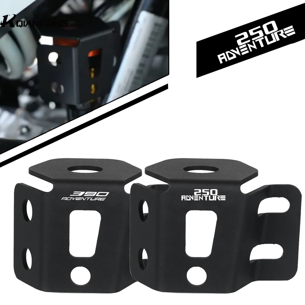 Motorcycle For 390 Duke 250 Adventure Rear Brake Fluid Reservoir Cover Guard Protector For 390ADV 390 Adventure 2020-2025-2026