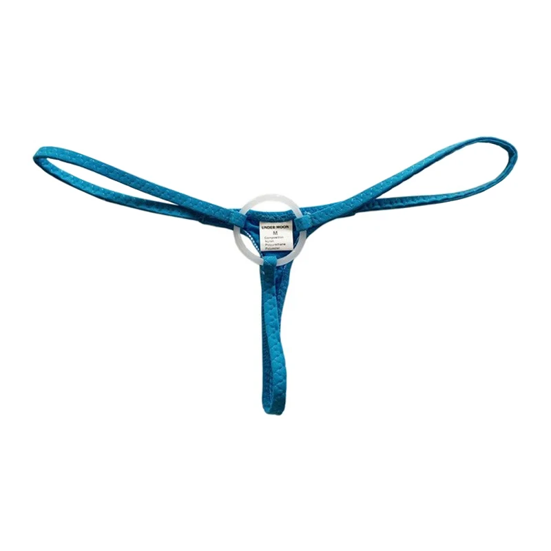 

Дышащие силиконовые трусы-стринги унисекс с кольцом, простой дизайн, трусы-стринги для мужчин, сексуальные удобные стринги без крышки