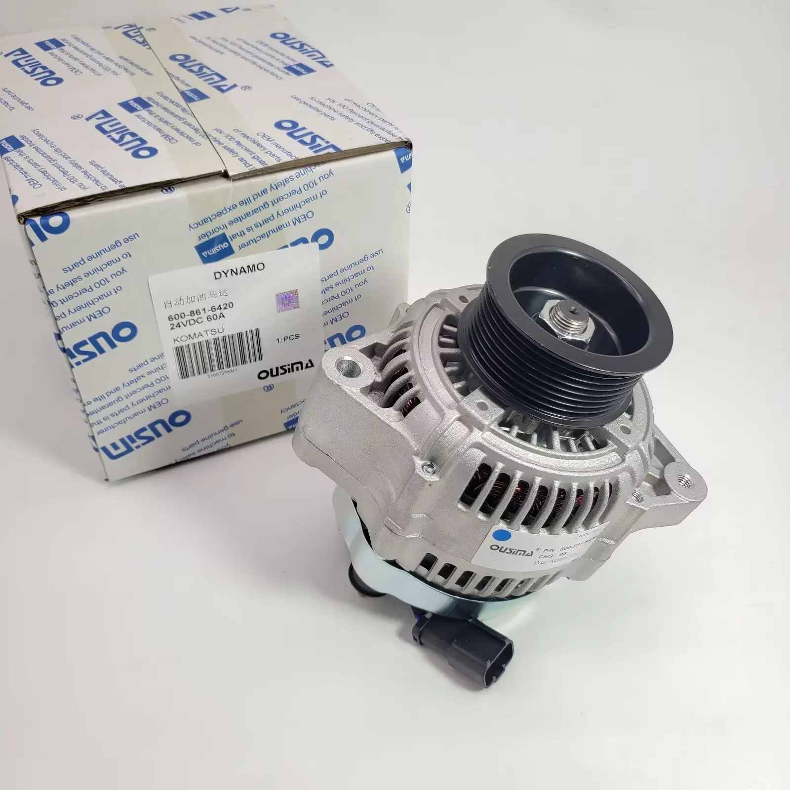 

Генератор переменного тока OUSIMA 600-861-6420 24VDC 60A для спецтехники KOMATSU