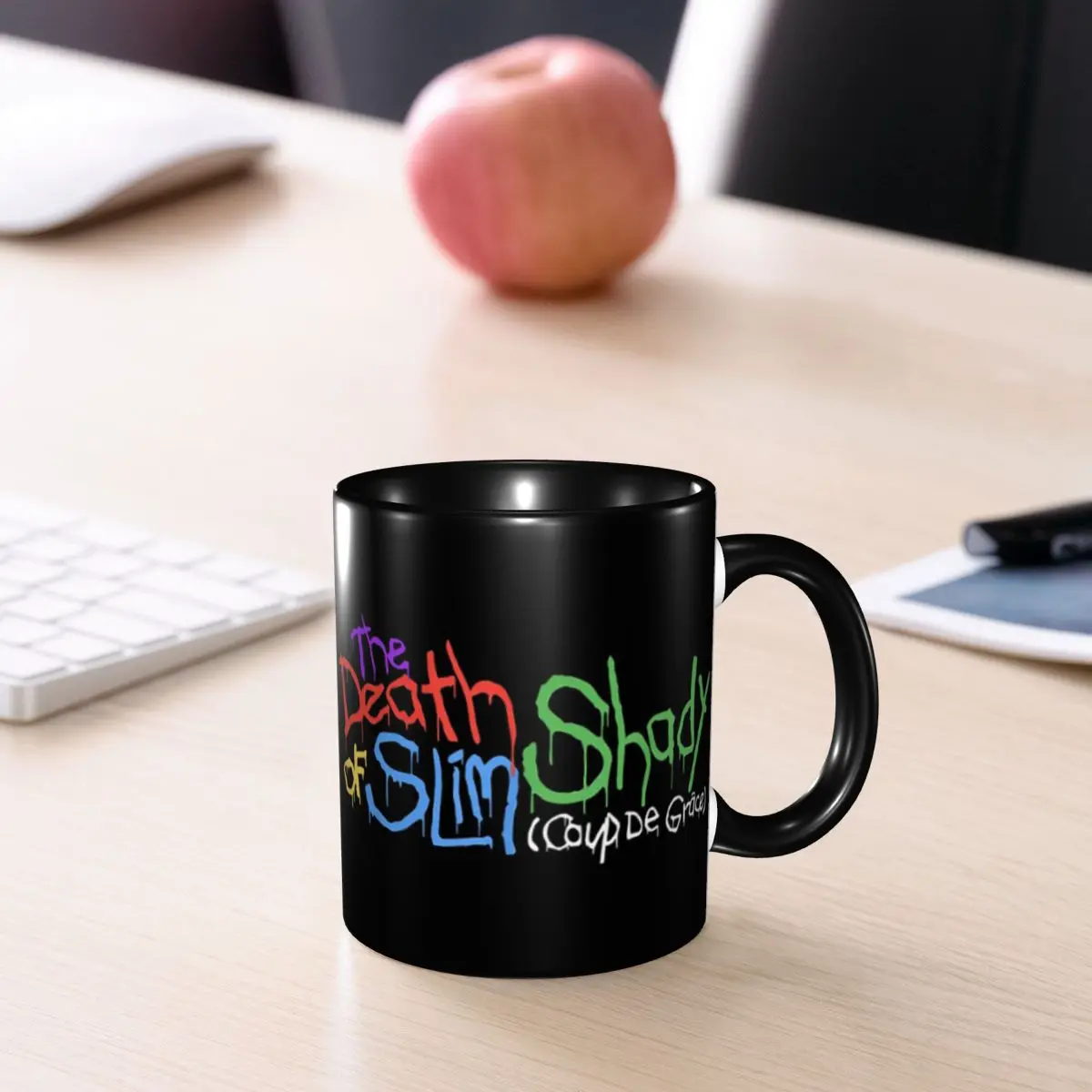 The Death Of Slim Shady Eminem Mug Funny Ceramic Coffee Cups Tea Mugs Milk Cup Drinkware Gift for Friends