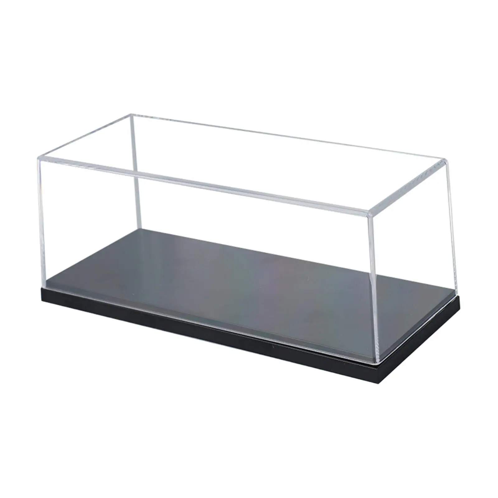 

Многофункциональный защитный бокс-витрина для моделей автомобилей 1/43 с черным основанием, пылезащитный, прозрачный, для хранения аксессуаров