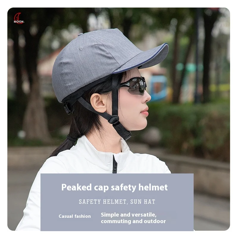 MOON Bike/Skate Helmets - Ultra-Light Cowboy Hat Design, Windproof & City Riders view 3