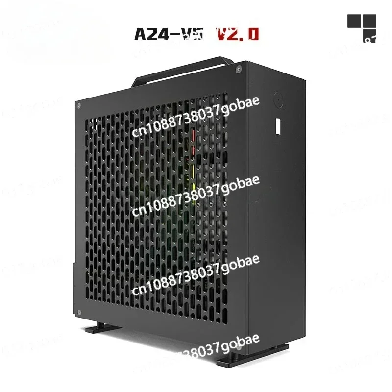 Lzmod 5 Litre A24-V5 2.0 Dual Slot Single Display 1U Power Supply Itx Chassis with Double Chamfer