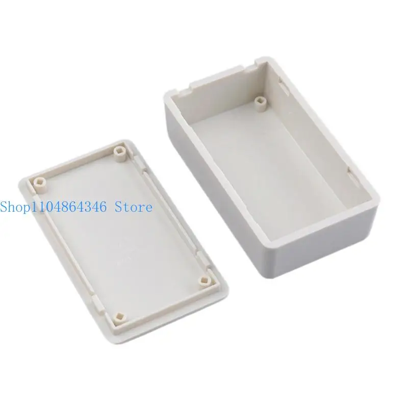 652F High Durability Electronic Project Box Waterproof Housing Flexible Layout Instrument Case for Instrument in Black White