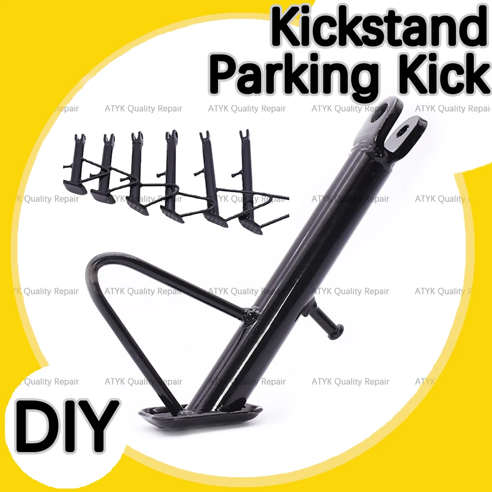 

Motorcycle Kickstand Parking Kick Stand Bracket Foot Side Dirt Bike Motorbike Accessories Universal Supportor Crutch Holder NEW