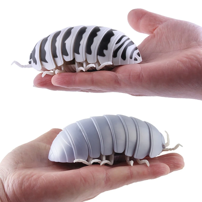 Realista Controle Remoto Pillbug Toy para Crianças, Novidade, Brinquedo Tricky, Presente de Aniversário, RC Animal, Simulação