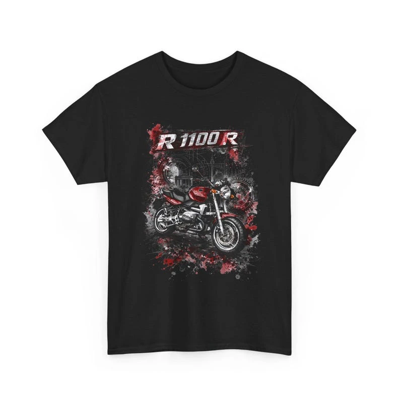 Retro R1100R Motorcycle T-shirt - Classic Roadster Apparel Cotton T-shirt Unisex