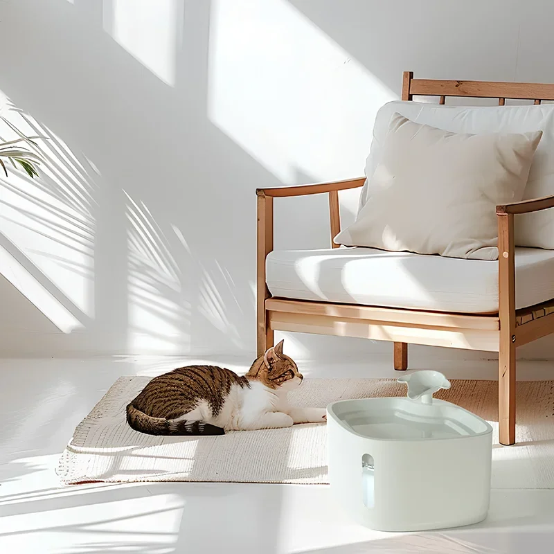

New design Cat Water Fountain Pet Drinking Water Dispenser for Dog cat 2.4L super silent pump Pet Water Fountain