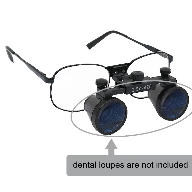 Quality Ultra-lightweight Glasses for Binocular Magnifier Screw Hole Brass Frame Electroplating Paint Dental Loupe Accessories