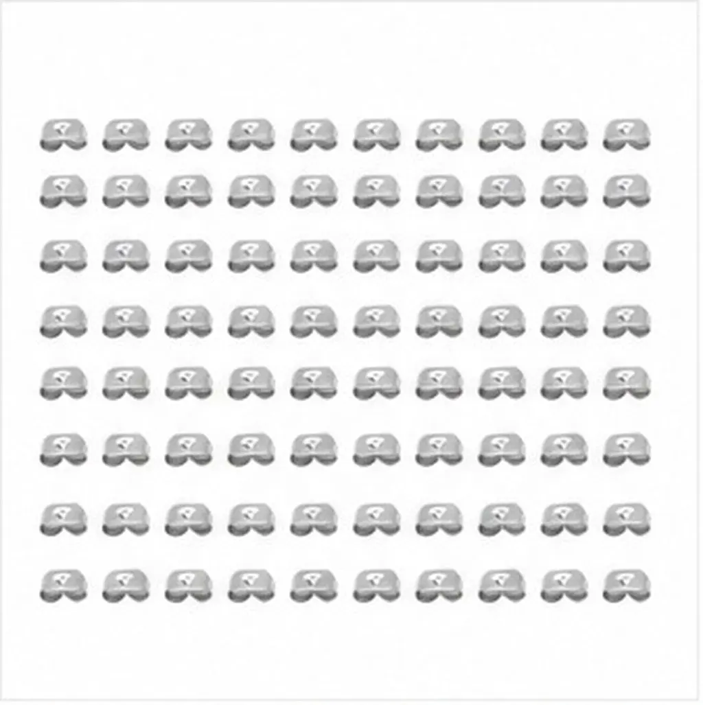 500Pcs Stainless Steel Ear Stud Stopper Ear Plugs Backs Secure Earrings Prevent Falling DIY Fashion Jewelry Accessories