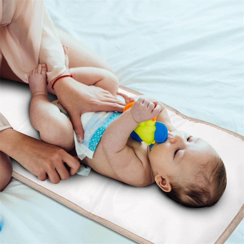 Waterproof Folding Baby Cushion Portable Oxford Fabric Durable Baby Seat Pad for High Chair Travel-Friendly Baby Dining Support