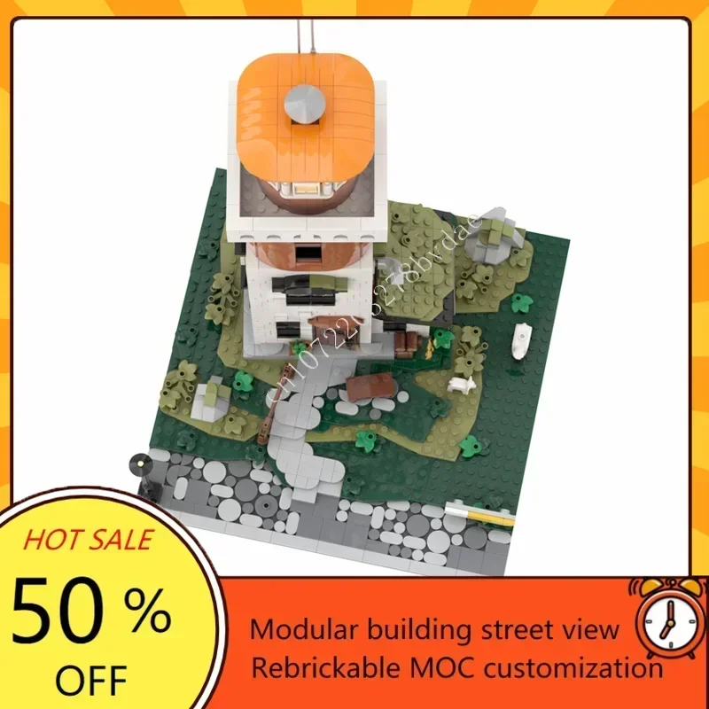 1805PCS Icelandic Lighthouse Modular MOC Creative street view Model Custom Puzzles Architecture DIY Education Assembly Toy Gift