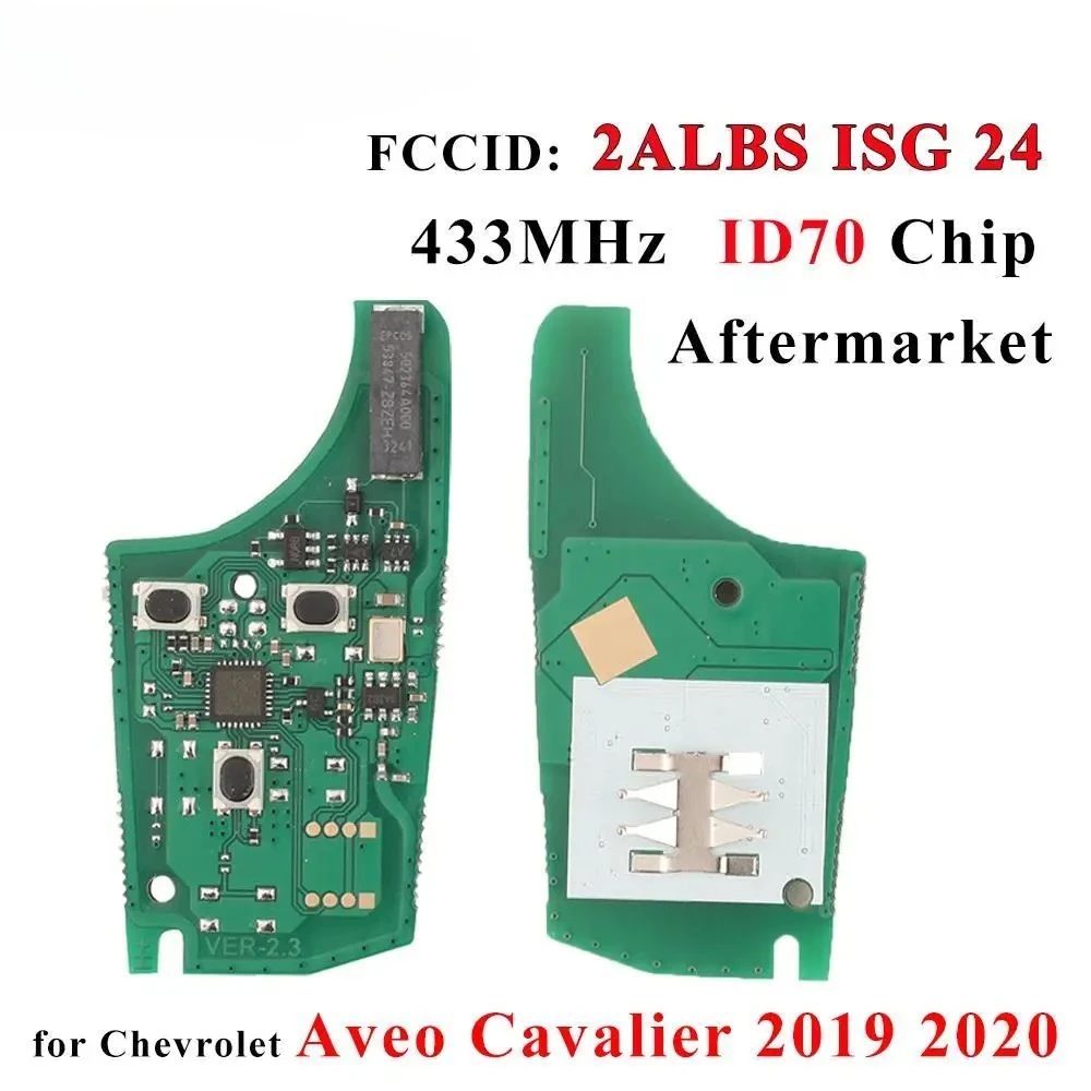 

1/5/10pcs 2ALBS1SG24 PCB For Chevrolet Aveo Cavalier 2019 2020 Buick Excelle 15-21 Opel Remote Car Key 433MHz ID70 Circuit Board
