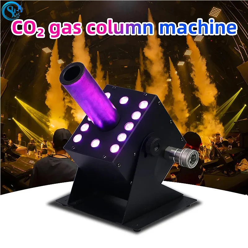 colorido rgb fog machine 3in dmx control led co2 dj disco festa bar efeito de palco casamento seco profissional 01