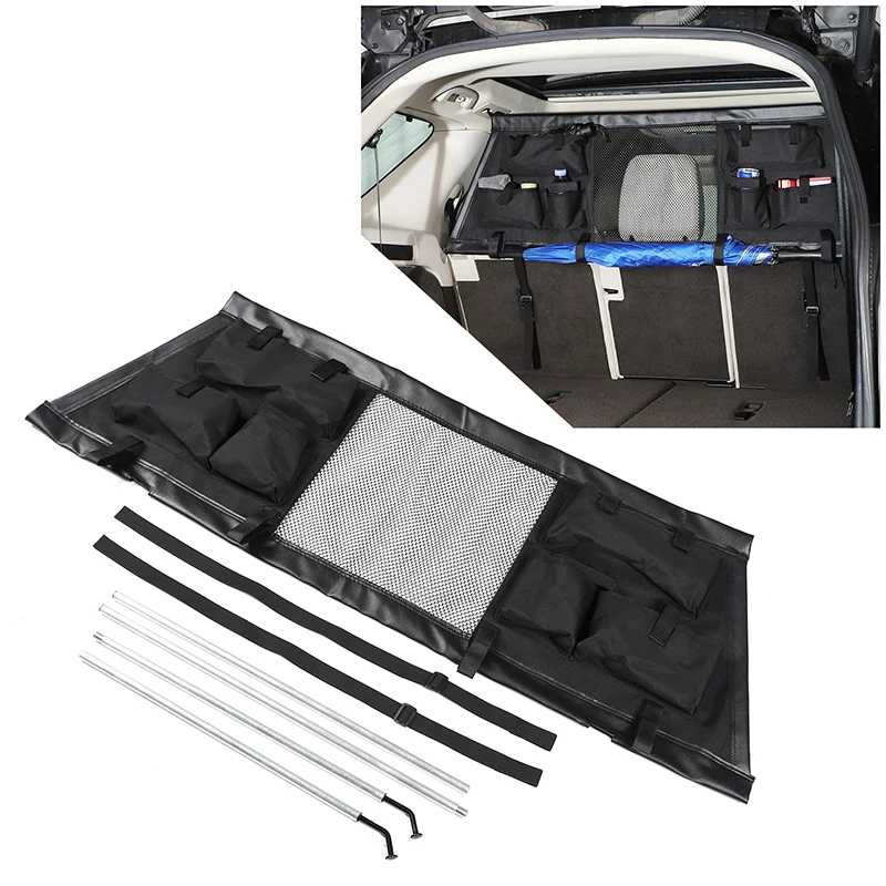 For Land Rover Discovery 5 2017-2025 Automotive Trunk Safety Isolation Protective Net Automotive Modification Accessories