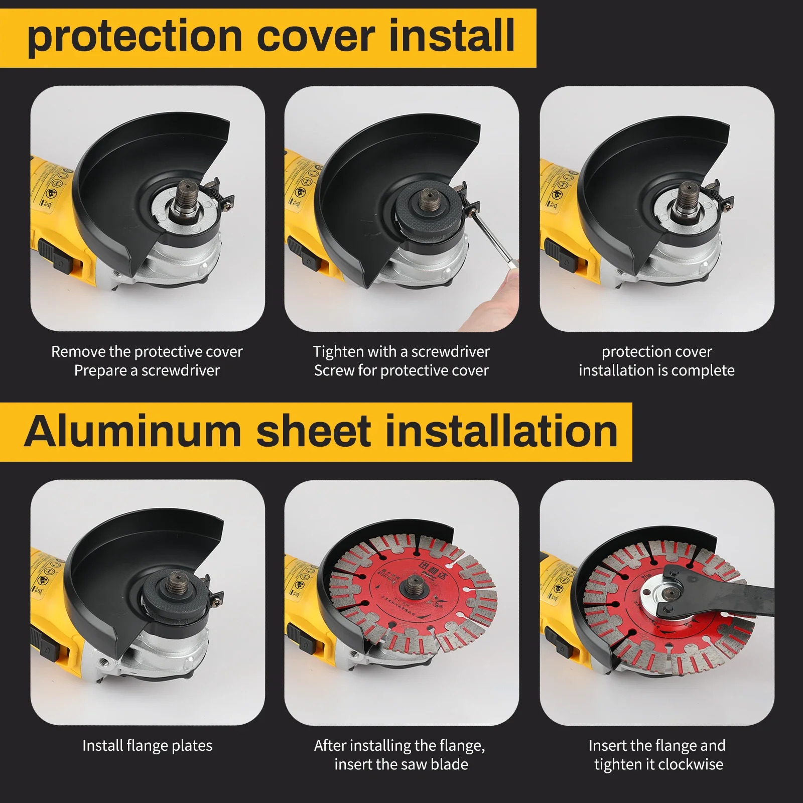 DeWALT DCG405 20V Li-ion Angle Grinder, 680W, 125mm Disc, M14, 9000RPM, 6.0Ah Battery, Brushless Tool for Wood & Metal Work - view 6