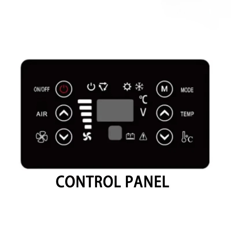 مكيف هواء لوقوف السيارات مثبت على السطح 12 فولت 24 فولت، مكيف هواء الكل في واحد