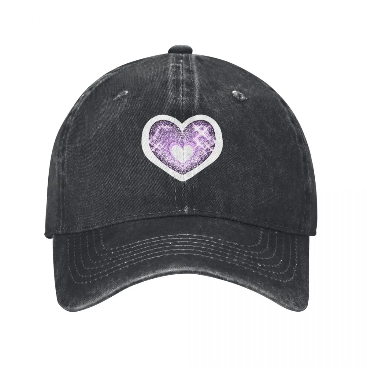 Love Radiates (glitter viola) berretto da Baseball cappello di lusso di marca di lusso cappelli da donna da uomo