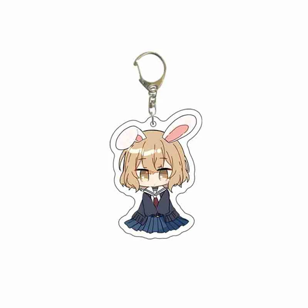 6CM Anime This Monster Wants to Eat Me Acrylic Keychain Model Cosplay Charm Characters Ornament Accessories Christmas Gifts