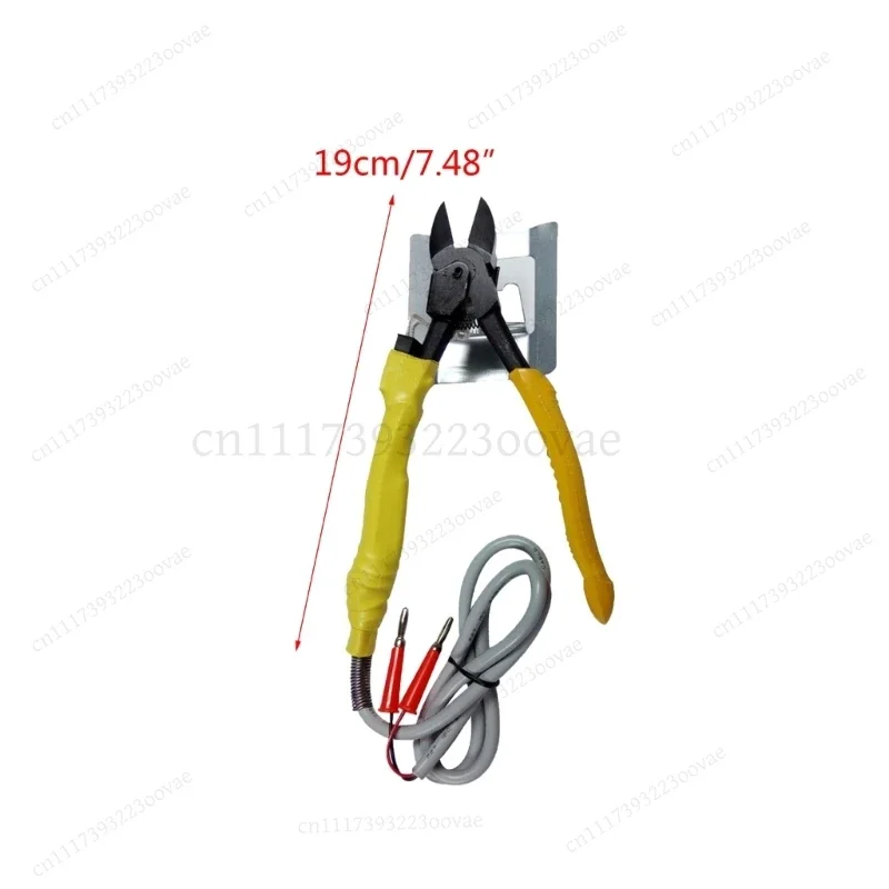 HT200/HT180 Electric Heat Scissors Thermal Cutter Hot Nipper Side Cutter Pliers With Power Supply Handicraft Cutting Tool