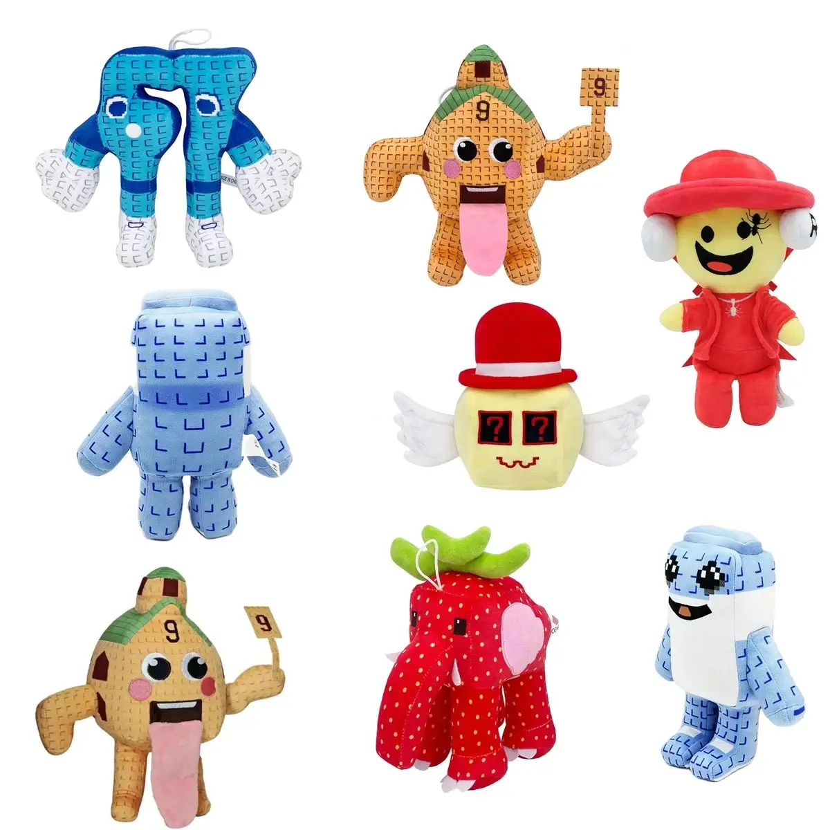 Nuevo 2016 juguete de peluche azul STEAL a BRAINROT Linda casa muñeca juguetes suaves para niños juego circundante regalos de cumpleaños