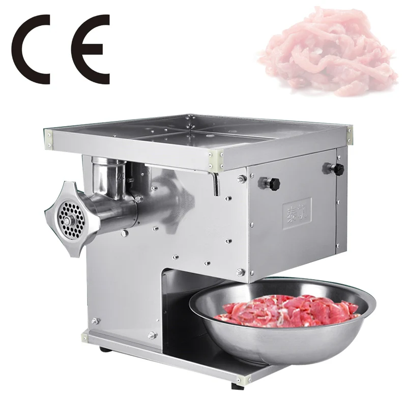 

Commercial Multi-functional Stainless Steel 220V Meat Grinder Meat Making Machine Pepper Meat Slicer Mincer