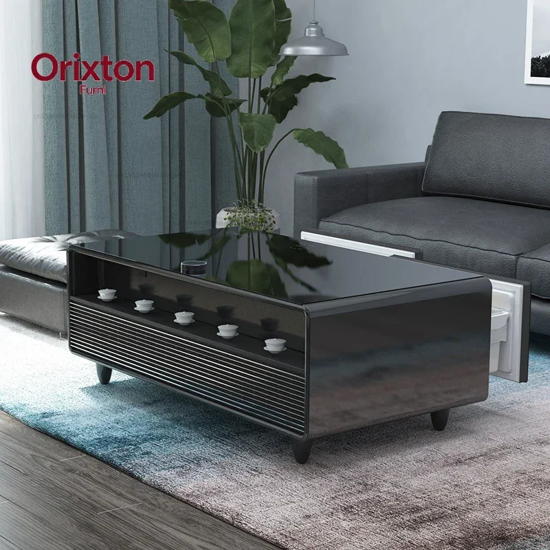 -for Modern Home Living Room Furniture Smart Coffee Table Side Table With Audio Player USB Charging Port