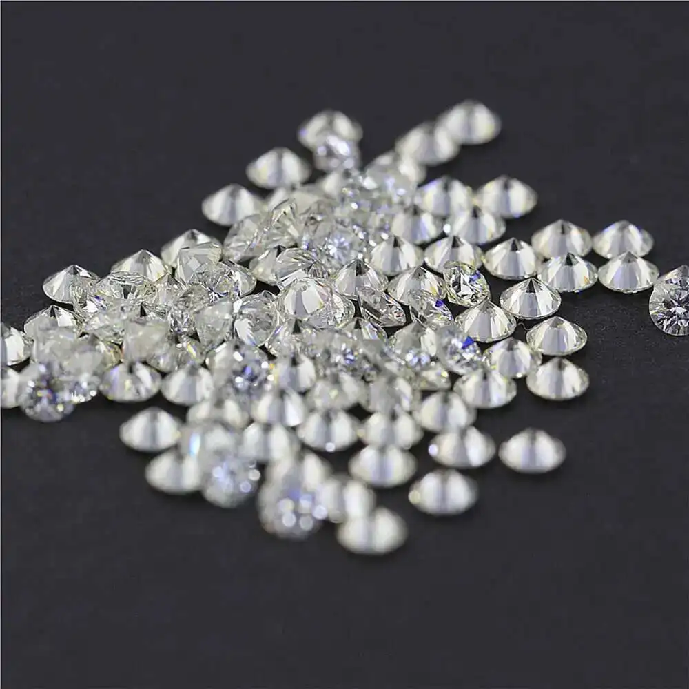 

0.8mm 1mm 1.2mm 1.3mm 1.4mm 1.5mm 2mm 3mm Def Loose Gemstone Vvs Round Shape White Moissanite Stone