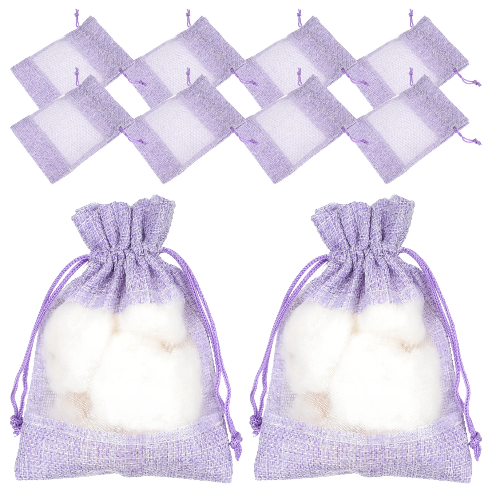 10 Pcs Lavender Sachet Bag Bags Empty Perfume Sachets Fragrance Scented Drawer Liners for Dresser Stitching