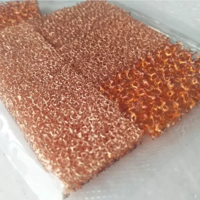 Custom Open Cell Cu Copper Foam - High Thermal Conductive Material & Catalyst Support