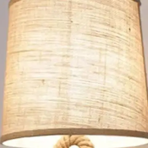 American Style Retro Table Lamp Creative Rope Manual Art Bedside Lamp Bedroom Study Office Coffee House Bar Lighting