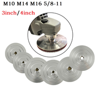 1PC 3mm Polishing Pad Backer Pad M10 5/8-11 Thread Polishing Wheel Holder Pad For Diamond Polishing Pad Abrasive Tools