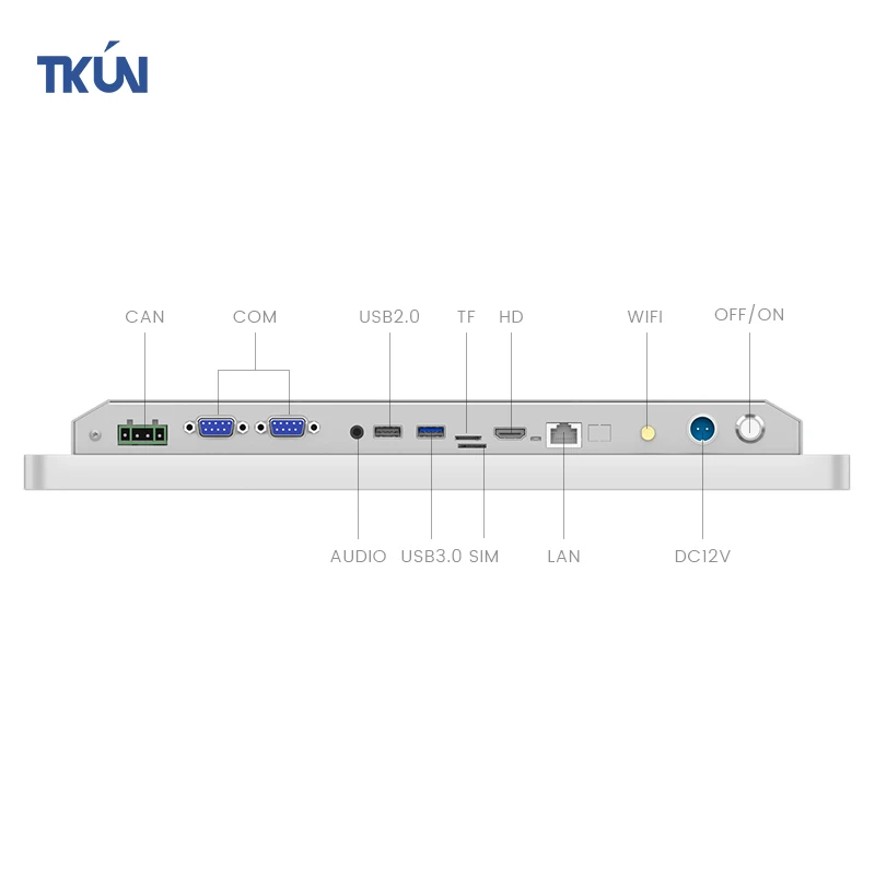 TKUN 15,6-дюймовый емкостный мультисенсорный AIO-автомат 1000 нит, корабельный водонепроницаемый морской Android-универсальный компьютерный промышленный ПК