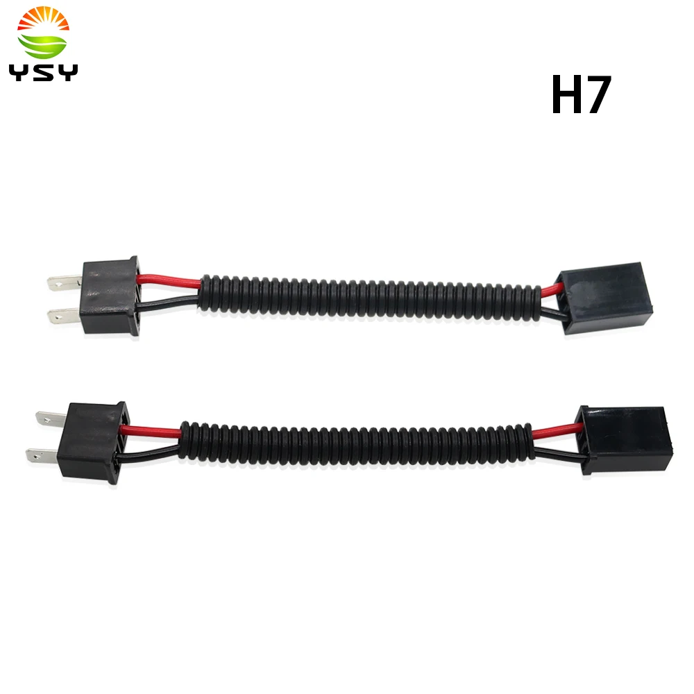 YSY 1pc H7 H4 H11 9005 H11 car headlight Bulb Holder Extension Auto Wire fog light Adapter Socket Connector