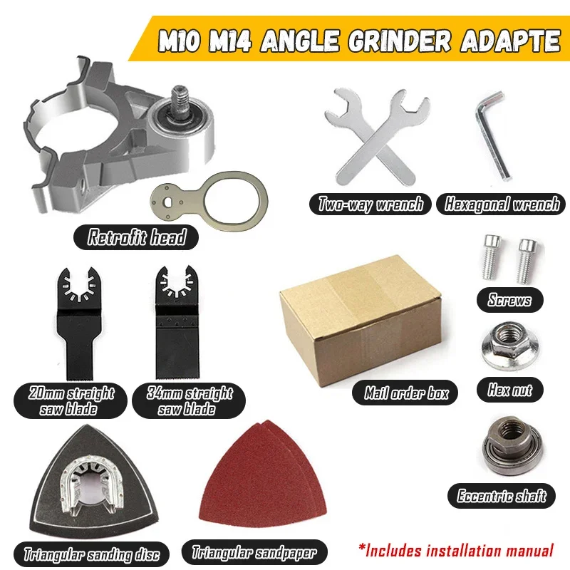 Angle Conversion Universal Adapter M10/14 Thread 125 Type Angle Polisher Polishing Oscillating