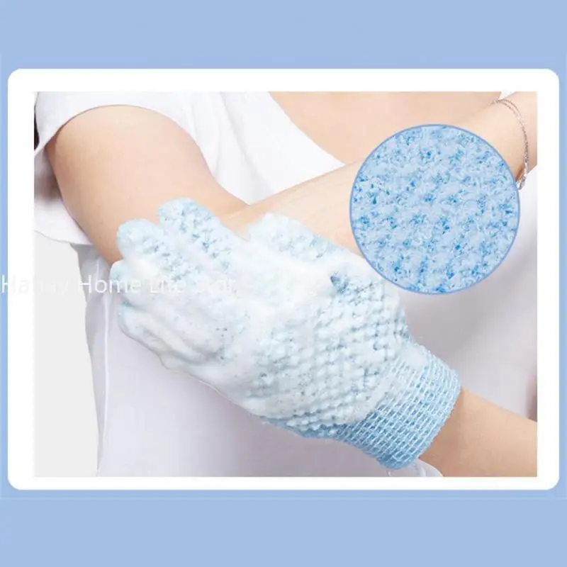 1PCS Shower Bath Scrub Gloves Body Brush Removal Dead Skin Body Wash Cleaning Exfoliate Peeling Glove Bathroom Body Care Tools