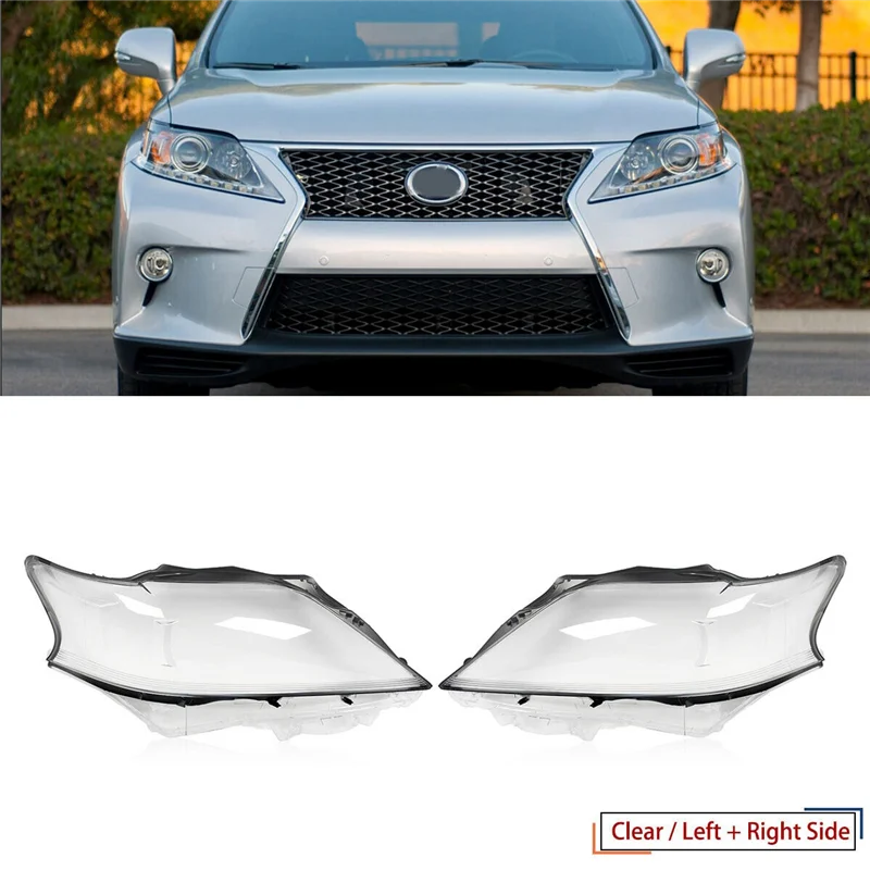 

F9-Left Car Headlight Lens Cover Head Light Lamp Shade Shell Lens Lampshade For Lexus RX270 RX350 RX450H 2012-2015 Replacement
