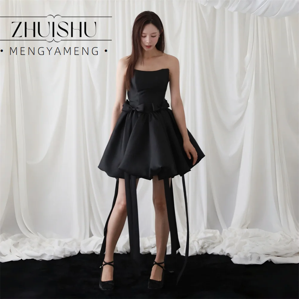 robe-de-soiree-noire-coreenne-zhuishu-avec-nœuds-robe-de-fete-courte-col-bateau-plissee-corset-pour-seance-photo-robe-de-soiree-personnalisee-2026-웨딩드레스