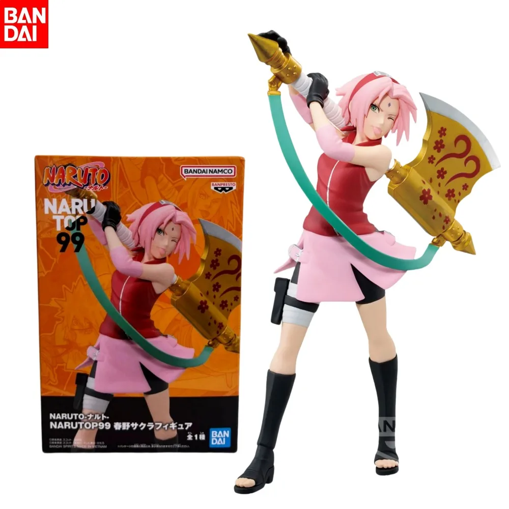 NARUTOP99 Edition Anime Naruto Shippuden Haruno Sakura Action Figures Toys PVC Model Collection Figurine Desktop Ornaments Gifts