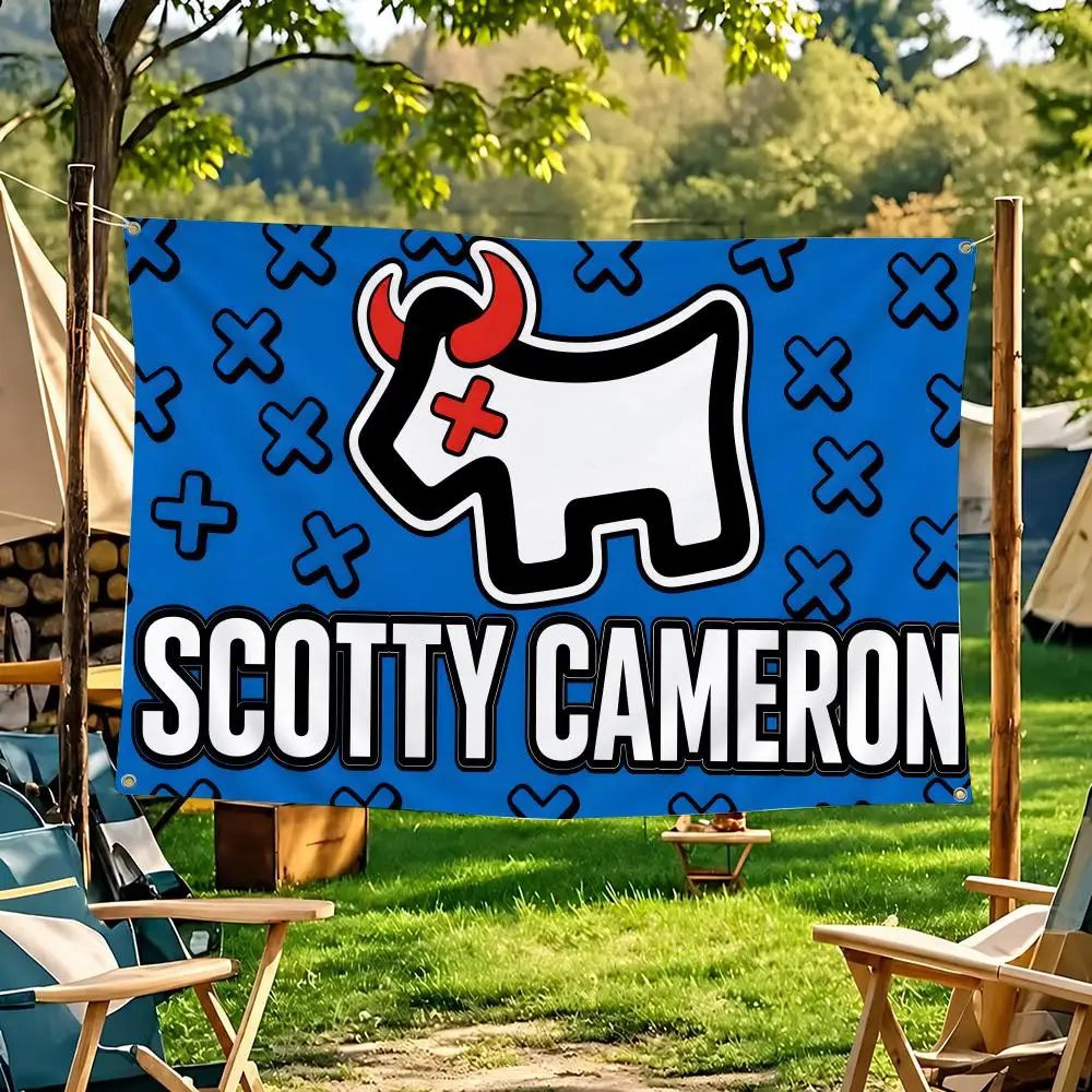 S-Scotty Logo Cameron-N Flags Suitable For Party Club Outdoor Interior Wall Decoration Banner Fans Gift