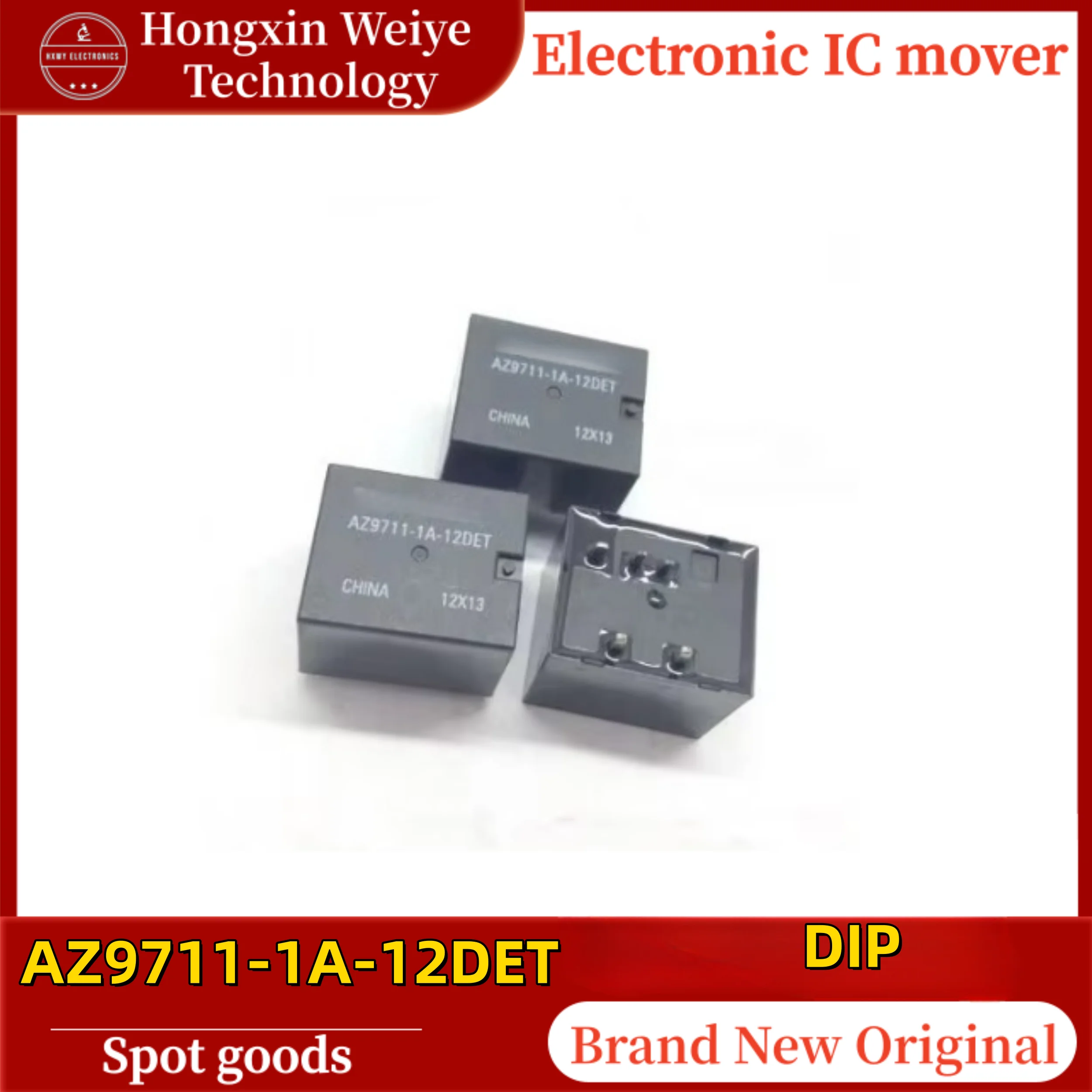 

(5/10 pieces) AZ9711-1A-12DET AZ9711-1A DIP Automotive Relay Original Brand New In Stock Fast Shipping