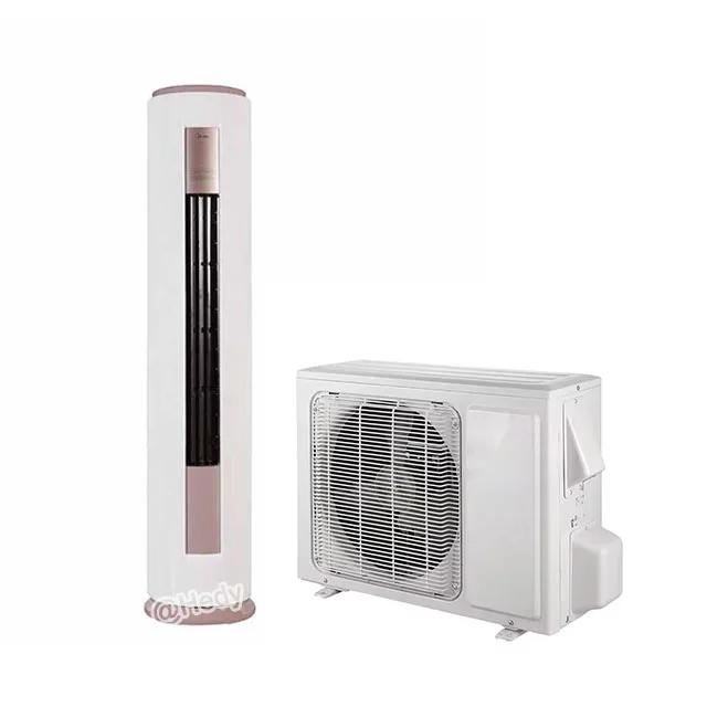 2025 مكيف هواء عمودي موفر للطاقة على الأرض - 12000/18000/24000 وحدة حرارية بريطانية مع تبريد هادئ وتدفئة